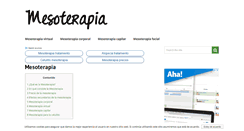 Desktop Screenshot of mesoterapiaymas.com